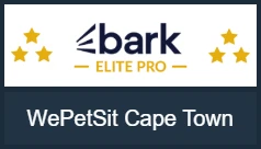 Bark Elite Pro badge: WePetSit Cape Town